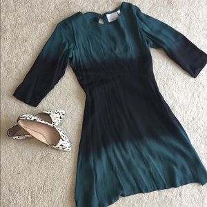 Chloe Oliver Anthro green ombré dress